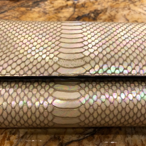 SOLD on Ⓜ️ Henri Bendel Metallic Snake Wallet - Picture 6 of 8